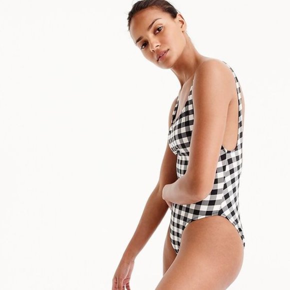 J. Crew Other - J. Crew Gingham Scoopback Swimsuit